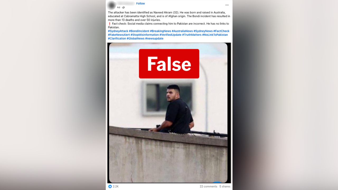 A screenshot of a Facebook post.