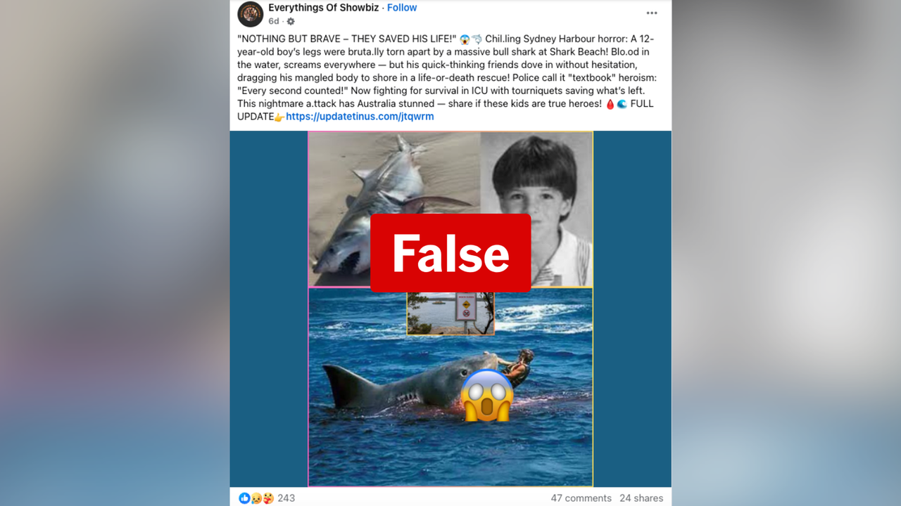 A screenshot of a Facebook post.