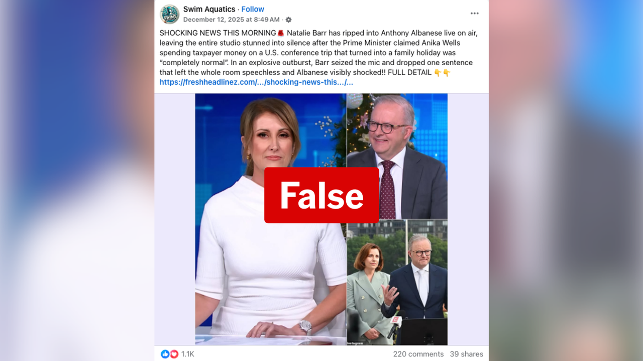 A screenshot of a Facebook post.