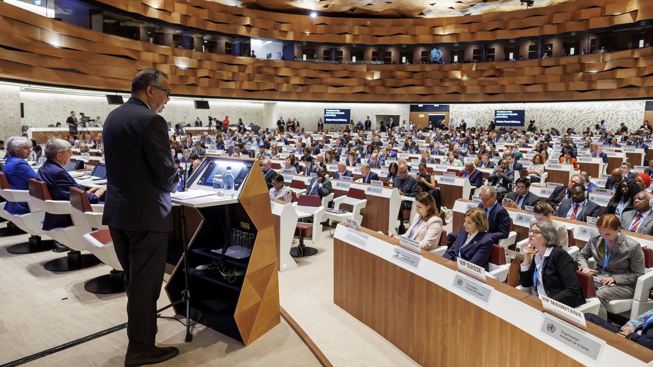 Tedros Adhanom Ghebreyesus at opening of 77th World Health Assembly 