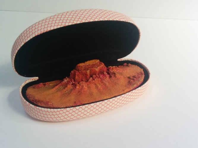 Jewellery Box, Painted Paper Pulp Sculpture