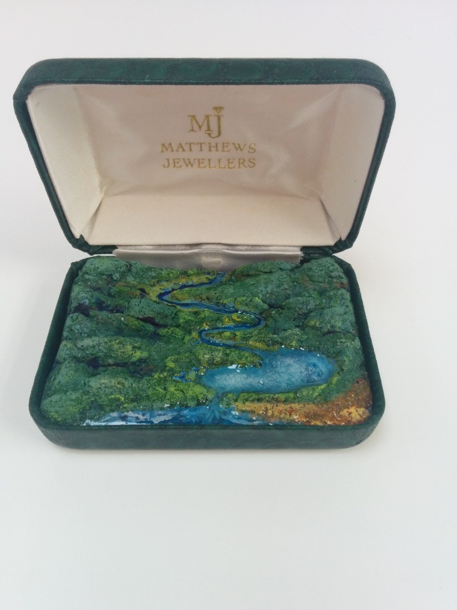 Jewellery Box, Painted Paper Pulp Sculpture