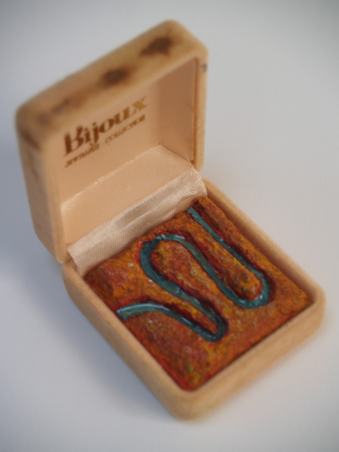 Jewellery Box, Painted Paper Pulp Sculpture