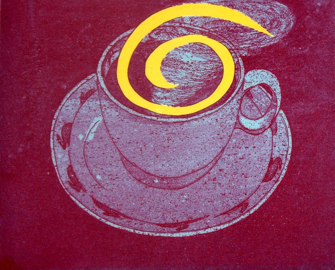 <p>Intaglio [etching] portraits of Teacups from the &ldquo;Storm in a Teacup&rdquo; series<br />
Dimensions are for Image size</p>