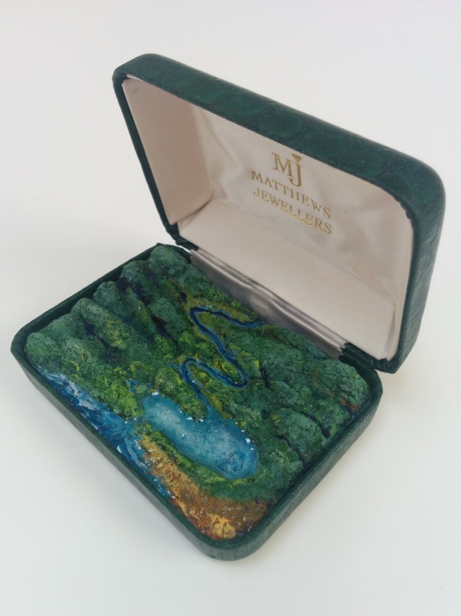 Jewellery Box, Painted Paper Pulp Sculpture