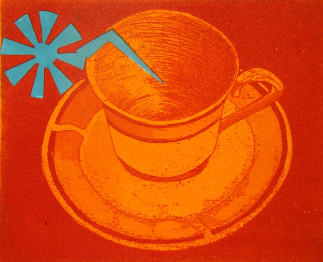 <p>Intaglio [etching] portraits of Teacups from the &ldquo;Storm in a Teacup&rdquo; series<br />
Dimensions are for Image size</p>