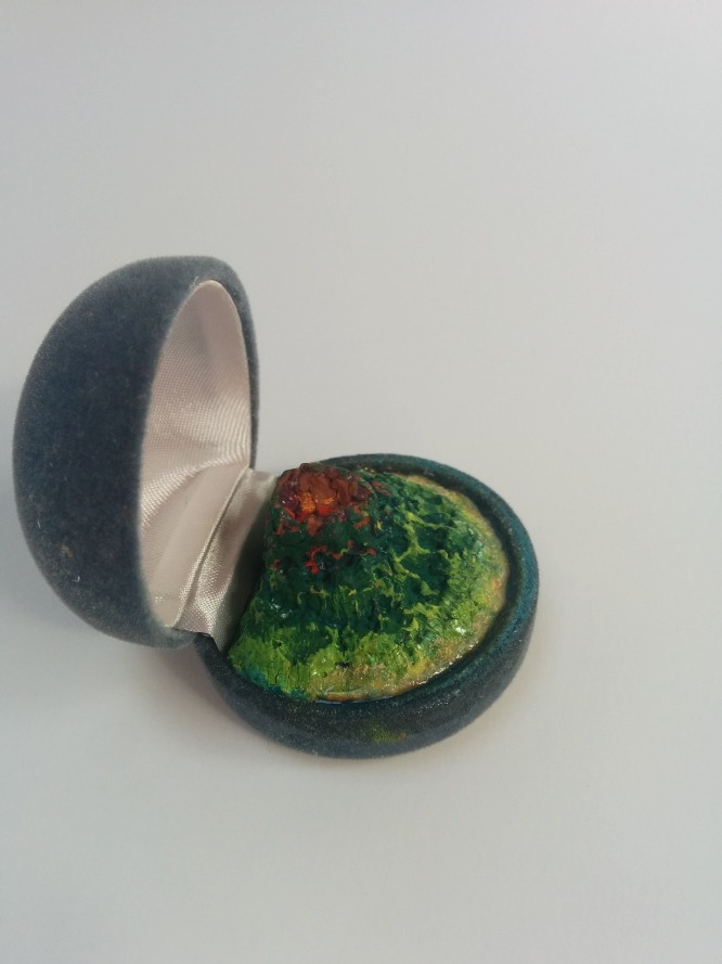 Jewellery Box, Painted Paper Pulp Sculpture