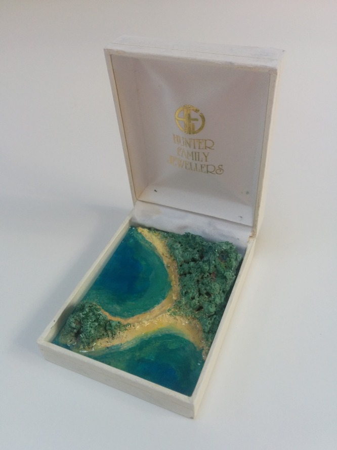 Jewellery Box, Painted Paper Pulp Sculpture