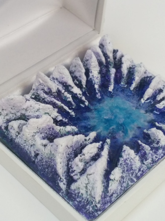 Jewellery Box, Painted Paper Pulp Sculpture