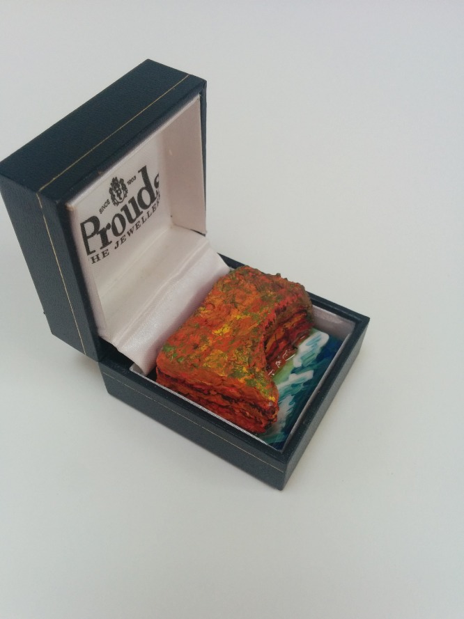 Jewellery Box, Painted Paper Pulp Sculpture