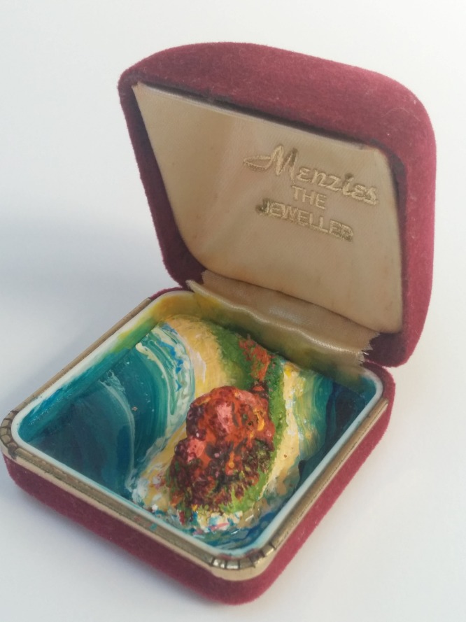 Jewellery Box, Painted Paper Pulp Sculpture