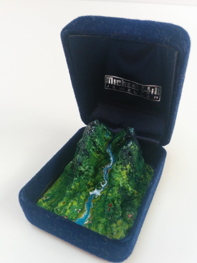 Jewellery Box, Painted Paper Pulp Sculpture