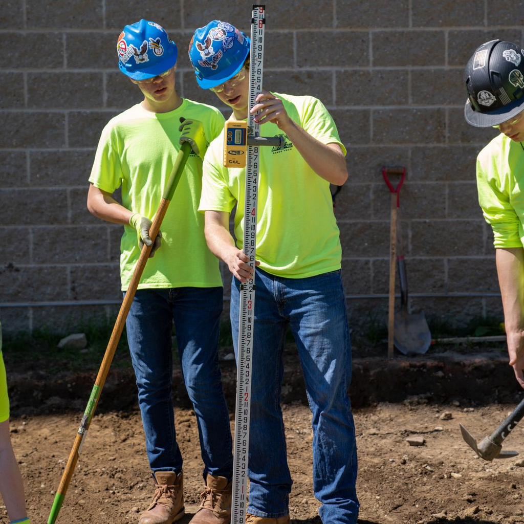 With the spring weather, more and more students are working outside on our beautiful campus.