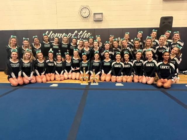 Congratulations to our JV and Varsity Cheer Team, who both took 1st place at the CAC Championships on Sunday! 