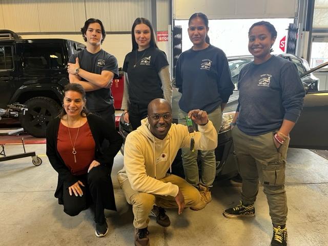 Our Automotive Technology and Collision students partnered with Second Chance Cars to fix a vehicle to be donated to a person