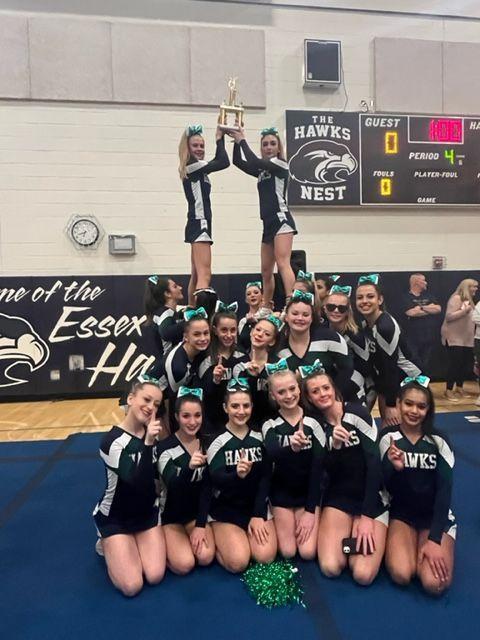 Congratulations to our JV and Varsity Cheer Team, who both took 1st place at the CAC Championships on Sunday! 