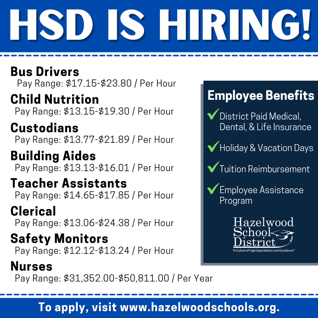 HSD is Hiring