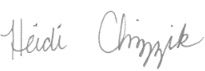 Heidi Chizzik Signature