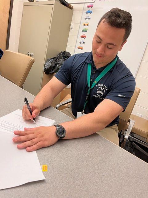 Dan Bailey signed on as a Wellness teacher for next year! We are excited to see him in this new role!