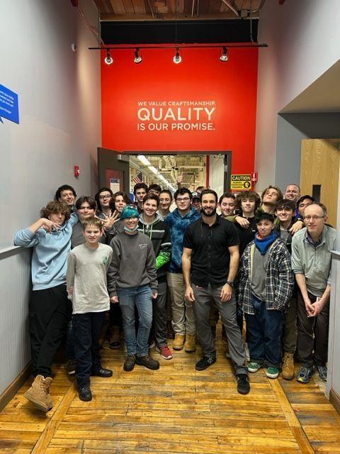 Our Advanced Manufacturing students enjoyed a trip to New Balance in Lawrence, MA.