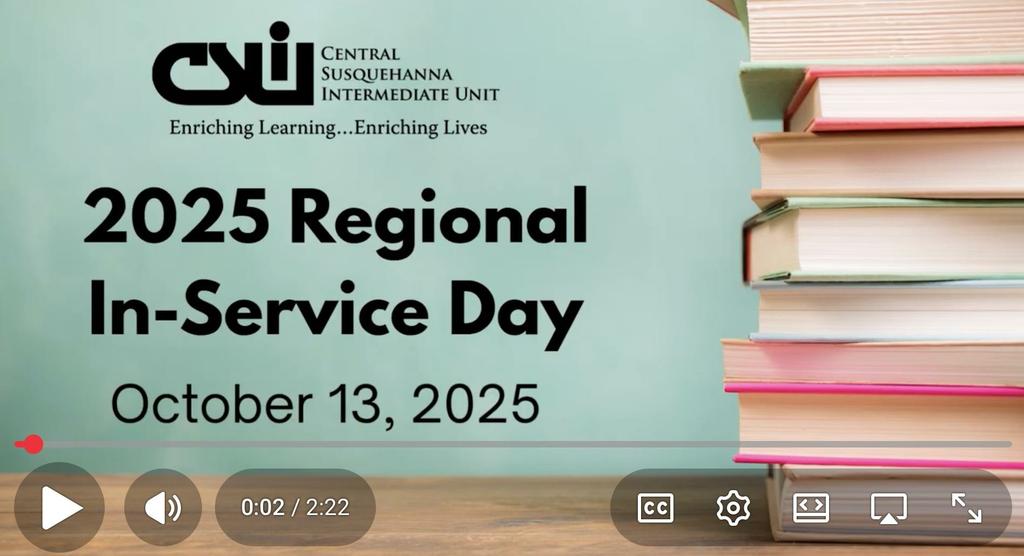 2025 Regional In-Service Day