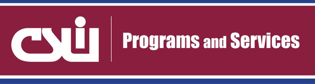 CSIU Programs and Services