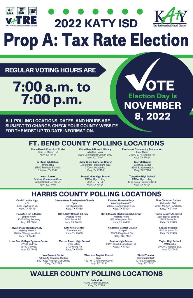 Election Day Polling Locations