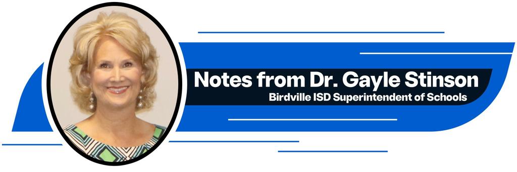 Notes from Dr. Gayle Stinson