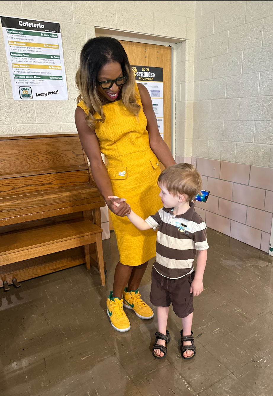 Dr. Mullen With Student