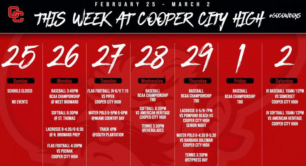 Sports week of 2.26