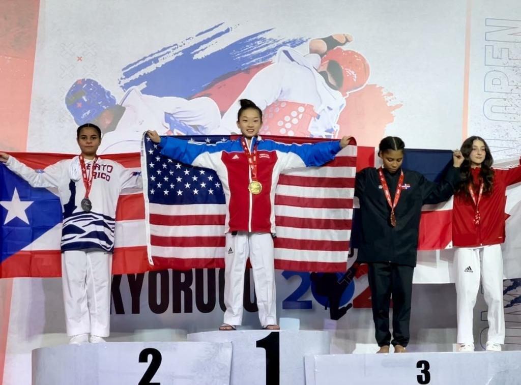 7th grade Taekwondo star Trinity Suh wins Gold