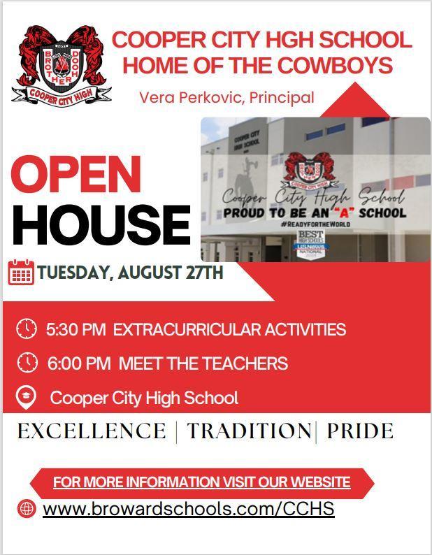 Open House flyer