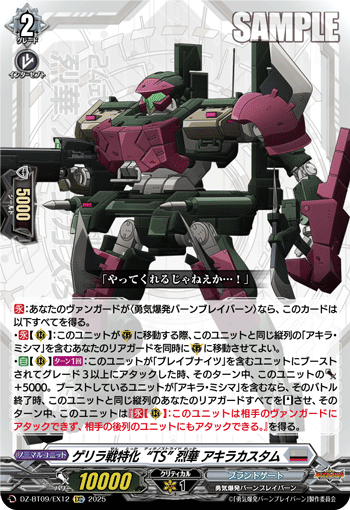 ゲリラ戦特化“TS” 烈華 アキラカスタム