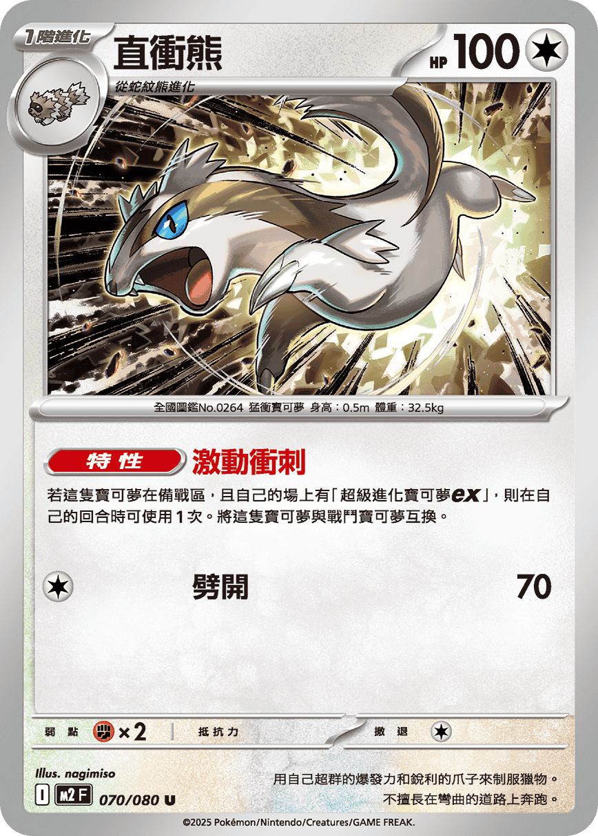 直衝熊
