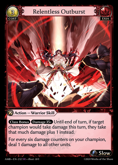 Relentless Outburst
