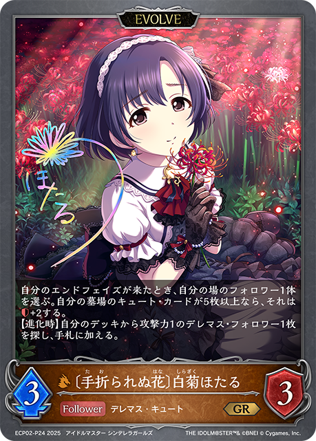 [摧折不了的花]白菊螢