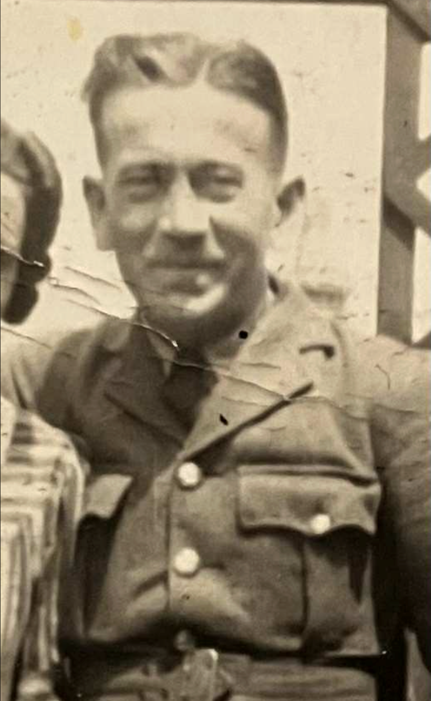 Portrait of aircrew member Harry Male