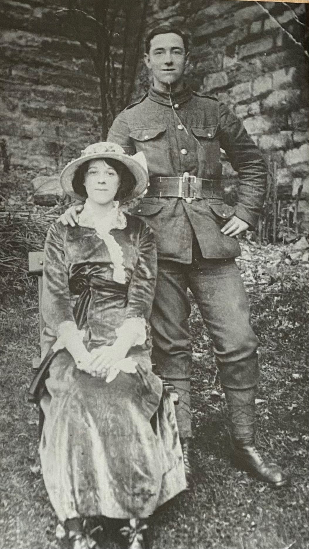 Albert and Lily on their wedding day.