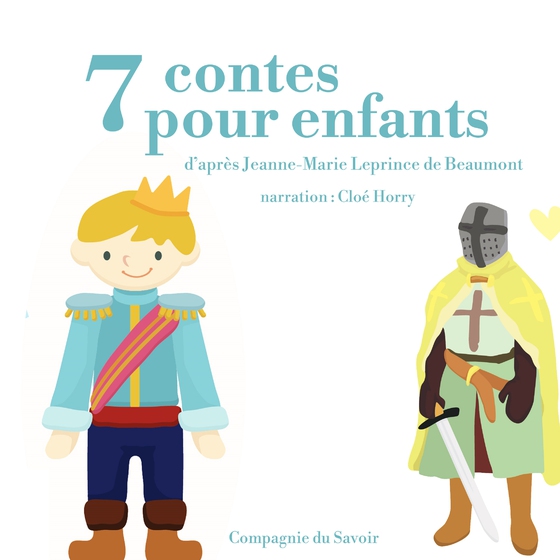 7 contes pour enfants de Jeanne-Marie LePrince de Beaumont (lydbog) af Charles Perrault