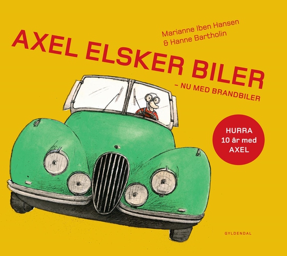 Axel elsker biler - Lyt&læs - Nu med brandbiler (e-bog) af Hanne Bartholin