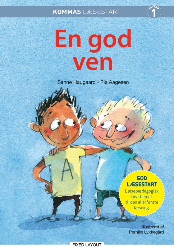 Kommas læsestart: En god ven - niveau 1 (e-bog) af Sanne Haugaard