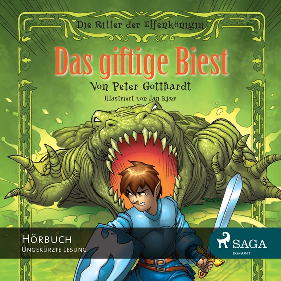 Die Ritter der Elfenkönigin 4 - Das giftige Biest (lydbog) af Peter Gotthardt