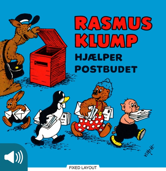 Rasmus Klump hjælper postbuddet