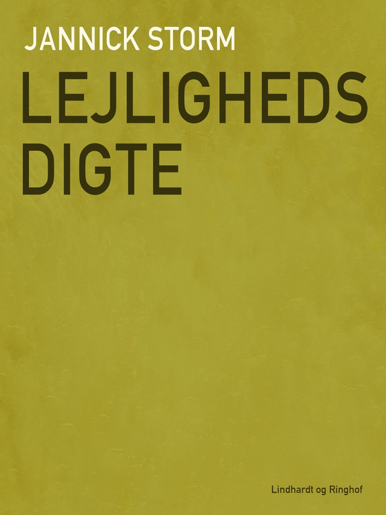 Lejlighedsdigte (e-bog) af Jannick Storm