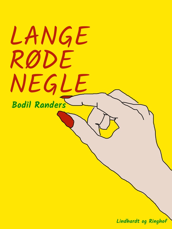 Lange røde negle