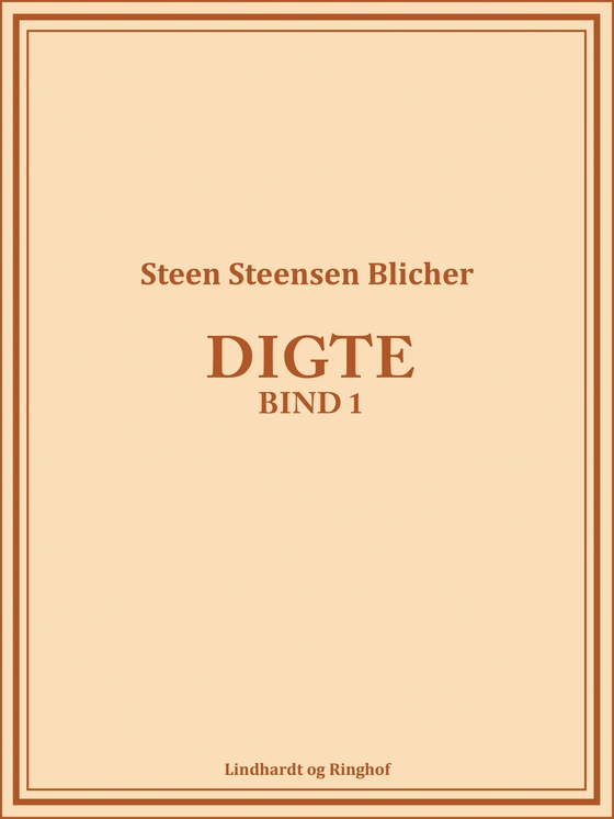 Digte (bind 1) (e-bog) af Steen Steensen Blicher