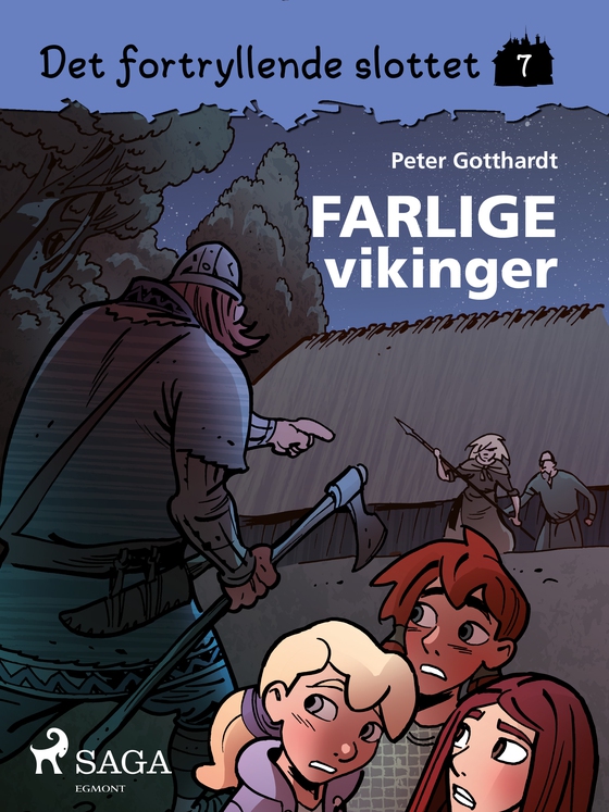 Det fortryllende slottet 7 - Farlige vikinger (e-bog) af Peter Gotthardt