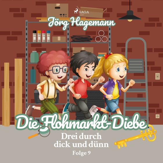 Die Flohmarkt-Diebe (Drei durch dick und dünn, Folge 1) (lydbog) af Jörg Hagemann