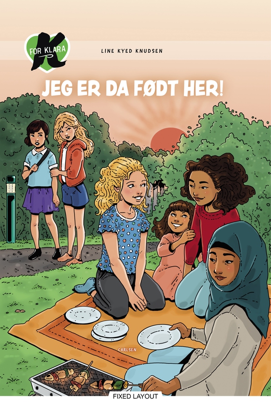 K for Klara (23) - Jeg er da født her! (e-bog) af Line Kyed Knudsen