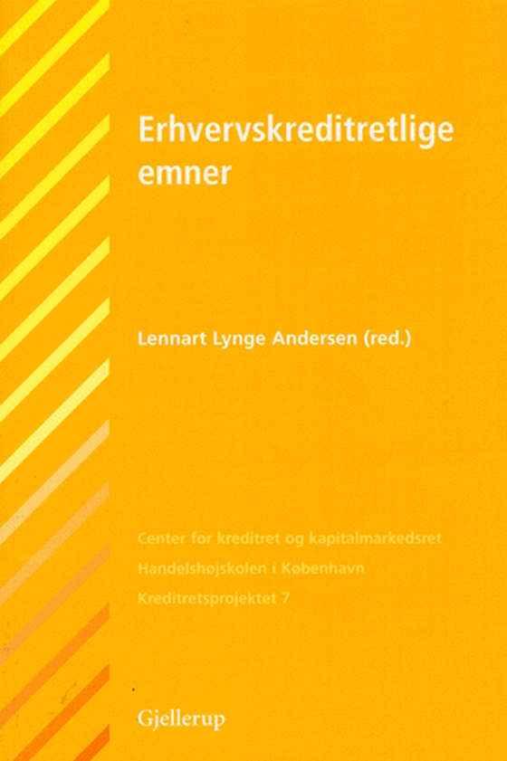 Erhvervskreditretlige emner (e-bog) af Lennart Lynge Andersen (red.)